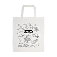 Colouring Short Handle Cotton Bag & Pencils - LL5523