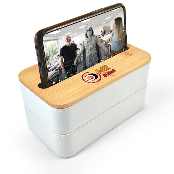 Stax Eco Lunch Box with Phone Holder LidLL6362