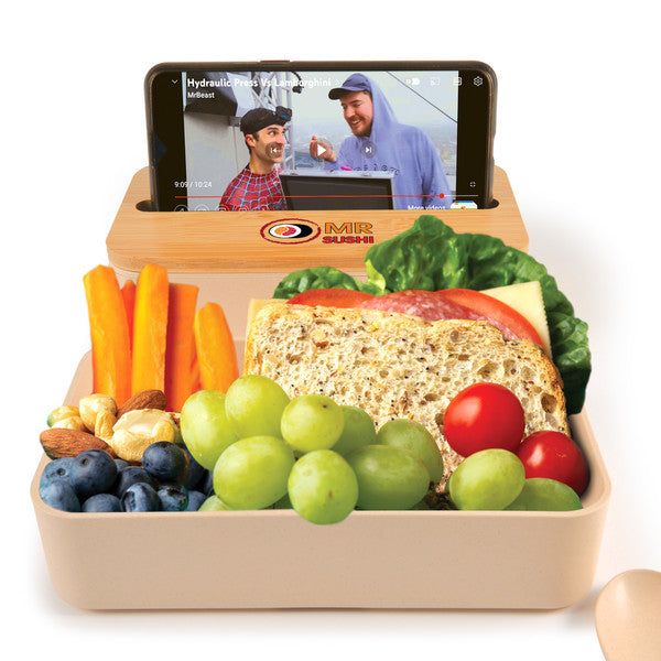 Stax Eco Lunch Box with Phone Holder LidLL6362