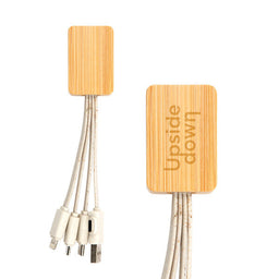 Sprite Square Bamboo Charging CableLL9437