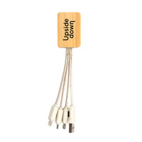 Sprite Square Bamboo Charging CableLL9437