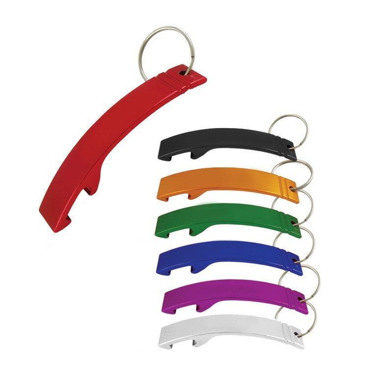 Curved Bottle Opener Keyring
