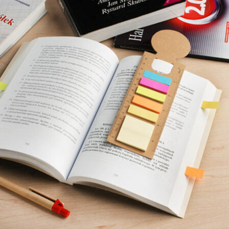 Bookmark Ruler Sticky Note Pad  - MH010