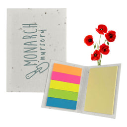 Corn Poppy Seed Sticky Note Pad  - MH015