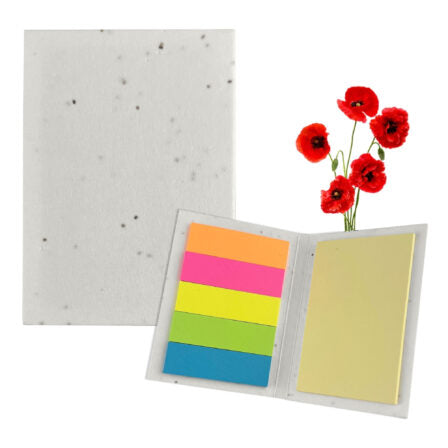 Corn Poppy Seed Sticky Note Pad  - MH015