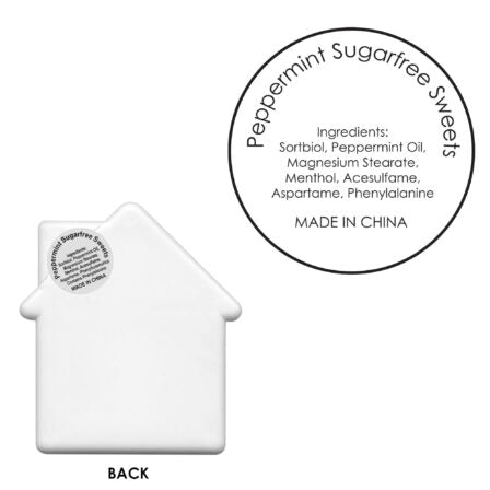 House Shape Mint Card  - MT003