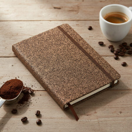 Coffee Grounds A5 Notebook  - NB030