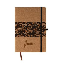 Cork and Coffee Grounds Notebook  - NB033