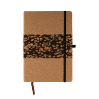 Cork and Coffee Grounds Notebook  - NB033