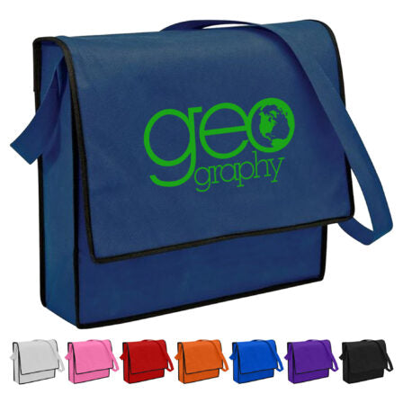 Non Woven Flap Satchel - NWB006