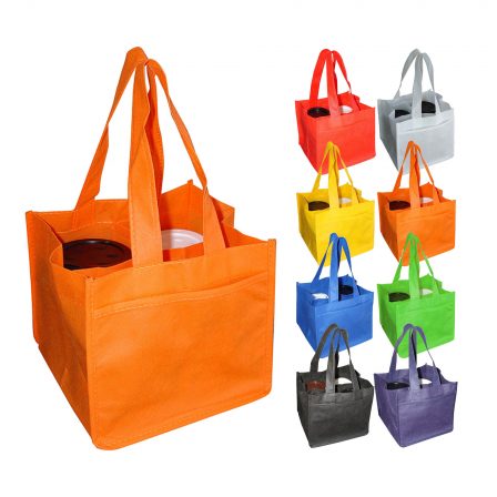 Non Woven 4 Coffee Cups Bag - NWB014