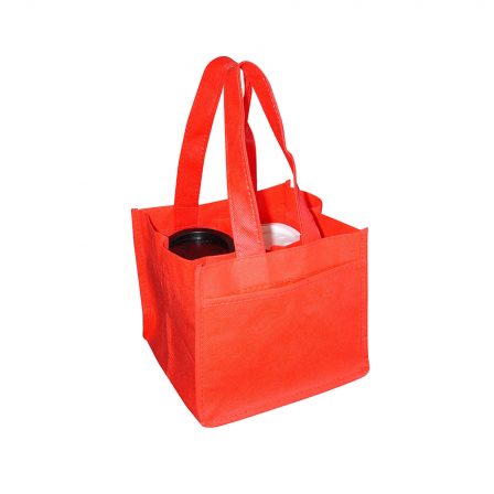Non Woven 4 Coffee Cups Bag - NWB014