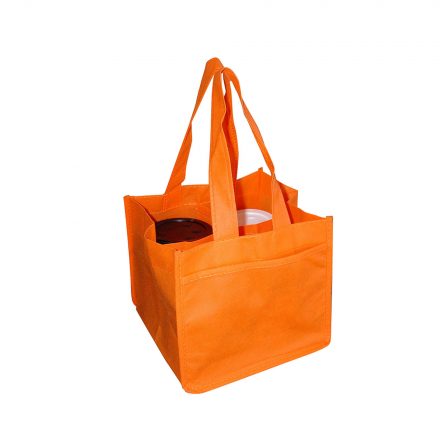 Non Woven 4 Coffee Cups Bag - NWB014