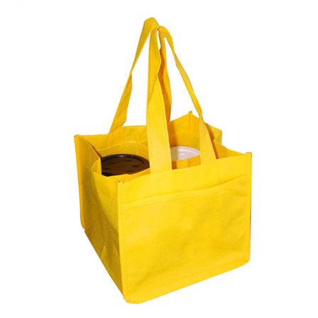 Non Woven 4 Coffee Cups Bag - NWB014