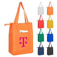 Non Woven Cooler Bag with Top Zip Closure - NWB015