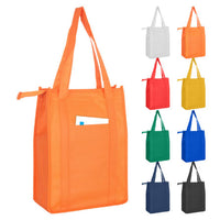 Non Woven Cooler Bag with Top Zip Closure - NWB015