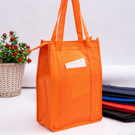 Non Woven Cooler Bag with Top Zip Closure - NWB015