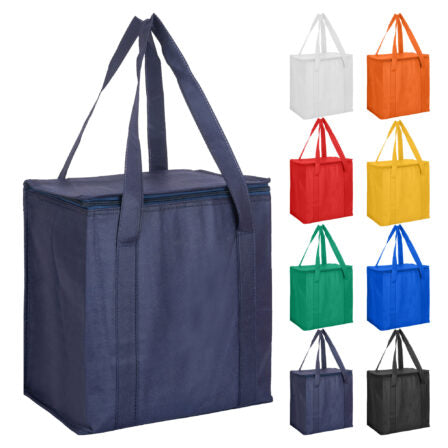 Non Woven Cooler Bag with Zipped Lid - NWB016