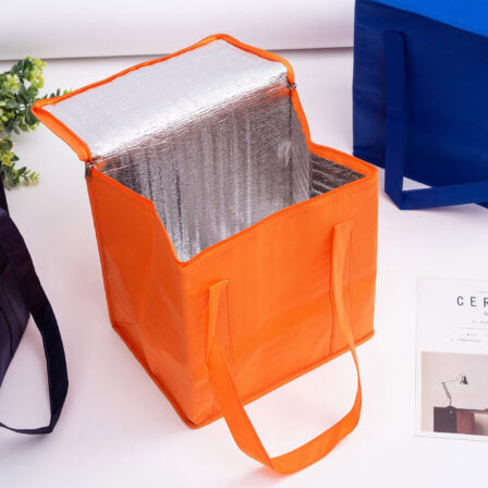 Non Woven Cooler Bag with Zipped Lid - NWB016