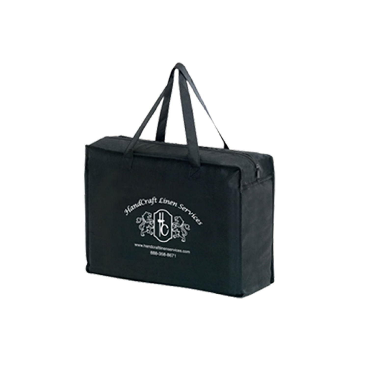 Non-Woven Essential Briefcase Tote With Zipper Closure