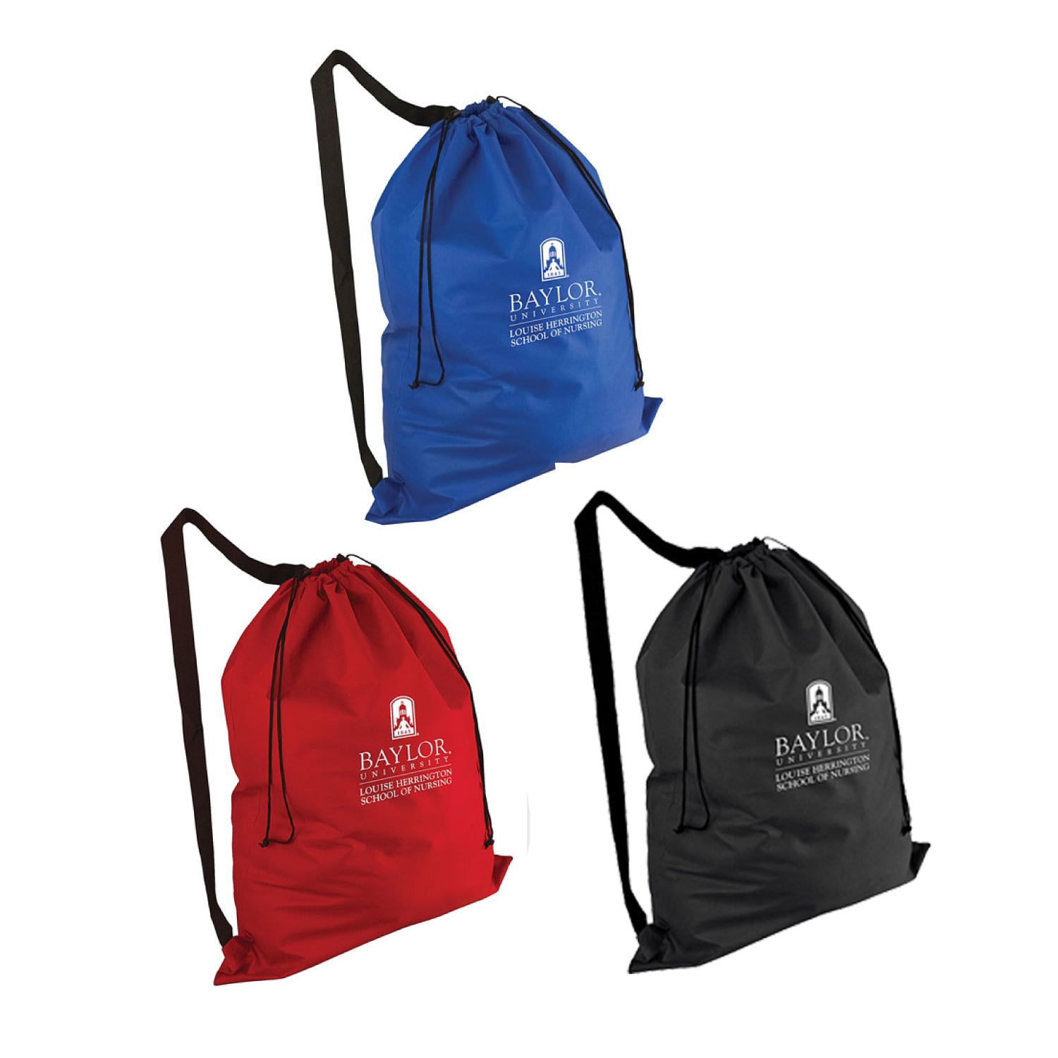 Non-Woven Laundry Duffel Bag With Over The Shoulder Strap