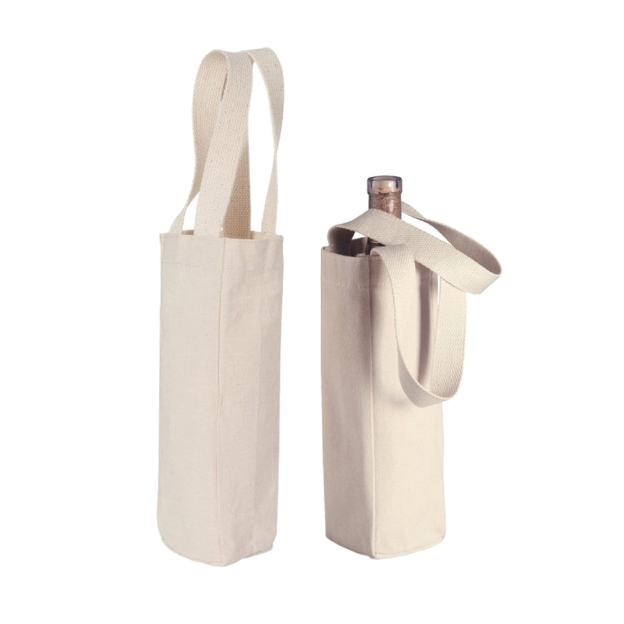 Cotton Wine Bottle Gift Tote