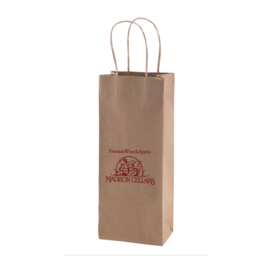 50% Recycled Natural Kraft Shopping Bag