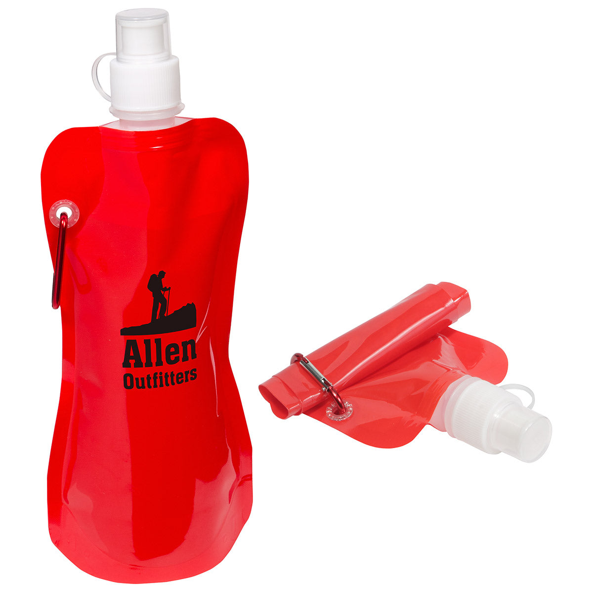 Flex Water Bottle With Carabiner