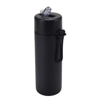 650ml Stainless Steel Thermos Cup Bottle with Silicone Handle