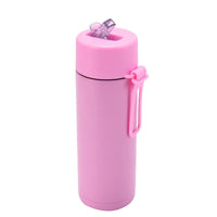 650ml Stainless Steel Thermos Cup Bottle with Silicone Handle