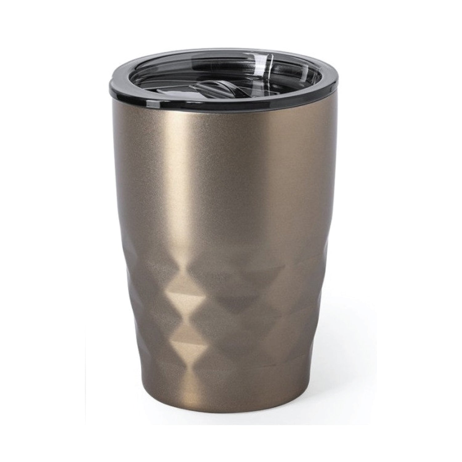Diamond Cut Insulated Travel Mug