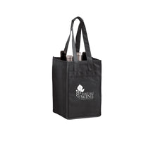Non-Woven Polypropylene 4-Bottle Wine Tote Bag