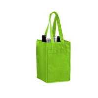 Non-Woven Polypropylene 4-Bottle Wine Tote Bag