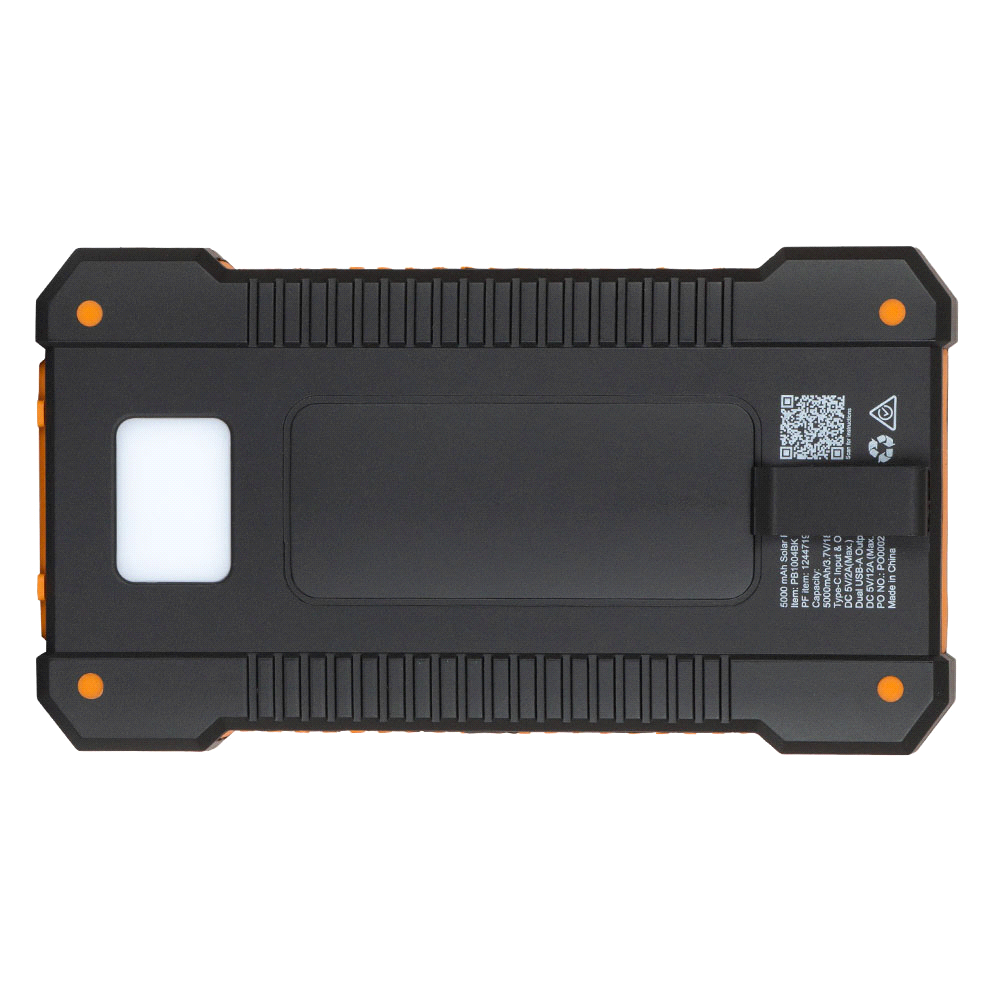 Radiant 5000 mAh Solar Power Bank