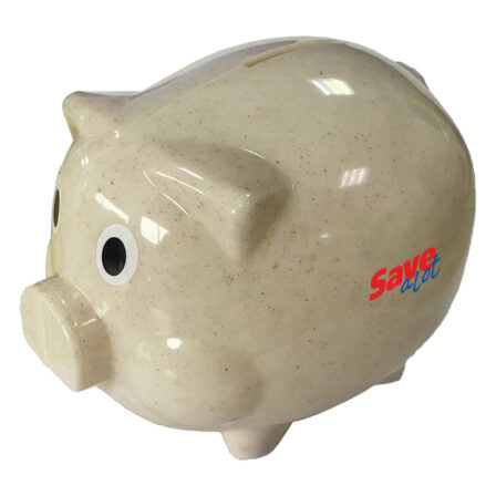 Wheat Straw Piggy Bank  - PGB001