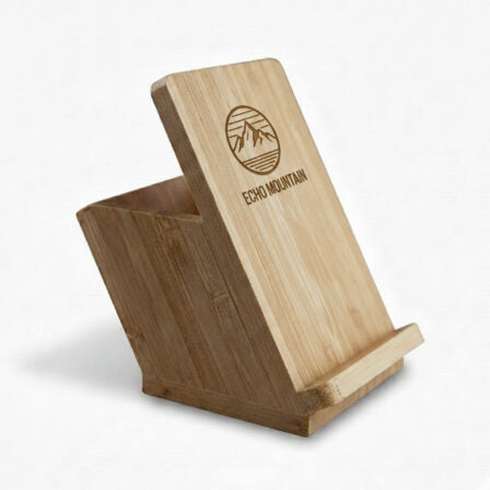 Bamboo Mobile Stand and Pen Holder  - PH001