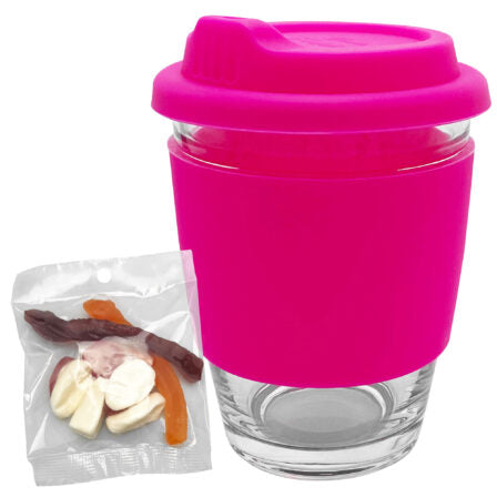 Jelly Party Mix in Carlo Glass Coffee Cup  - PM004