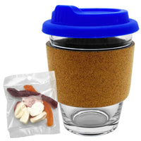 Jelly Party Mix in Cork Band Glass Coffee Cup  - PM005