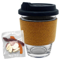 Jelly Party Mix in Cork Band Glass Coffee Cup  - PM005