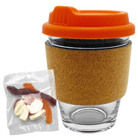 Jelly Party Mix in Cork Band Glass Coffee Cup  - PM005