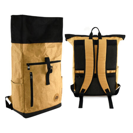 Seaside Kraft Paper Laptop Backpack - PPB046