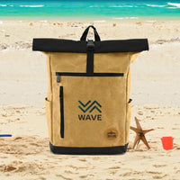 Seaside Kraft Paper Laptop Backpack - PPB046