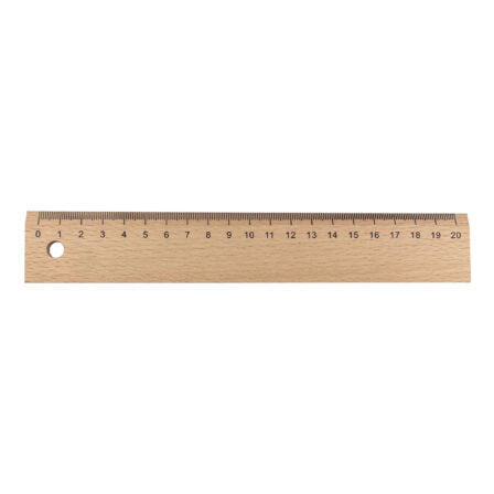 Wood Ruler 20cm  - PR004