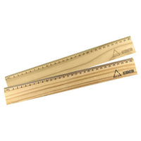 Wood Ruler 30cm  - PR005