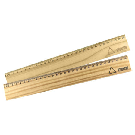 Wood Ruler 30cm  - PR005