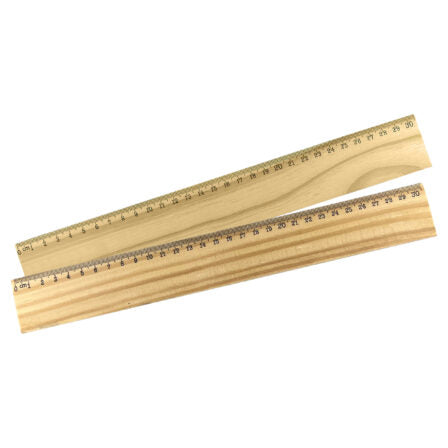 Wood Ruler 30cm  - PR005