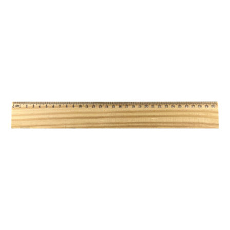 Wood Ruler 30cm  - PR005