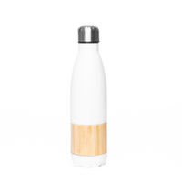 Bondi Vacuum Bottle With Bamboo Accent