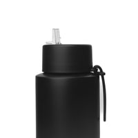 1L Stainless Steel Bottle with Silicone Handle