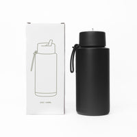 1L Stainless Steel Bottle with Silicone Handle